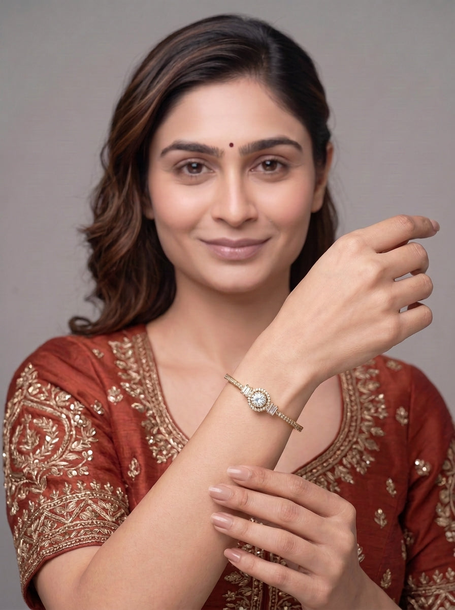 Gold Tone Bangle