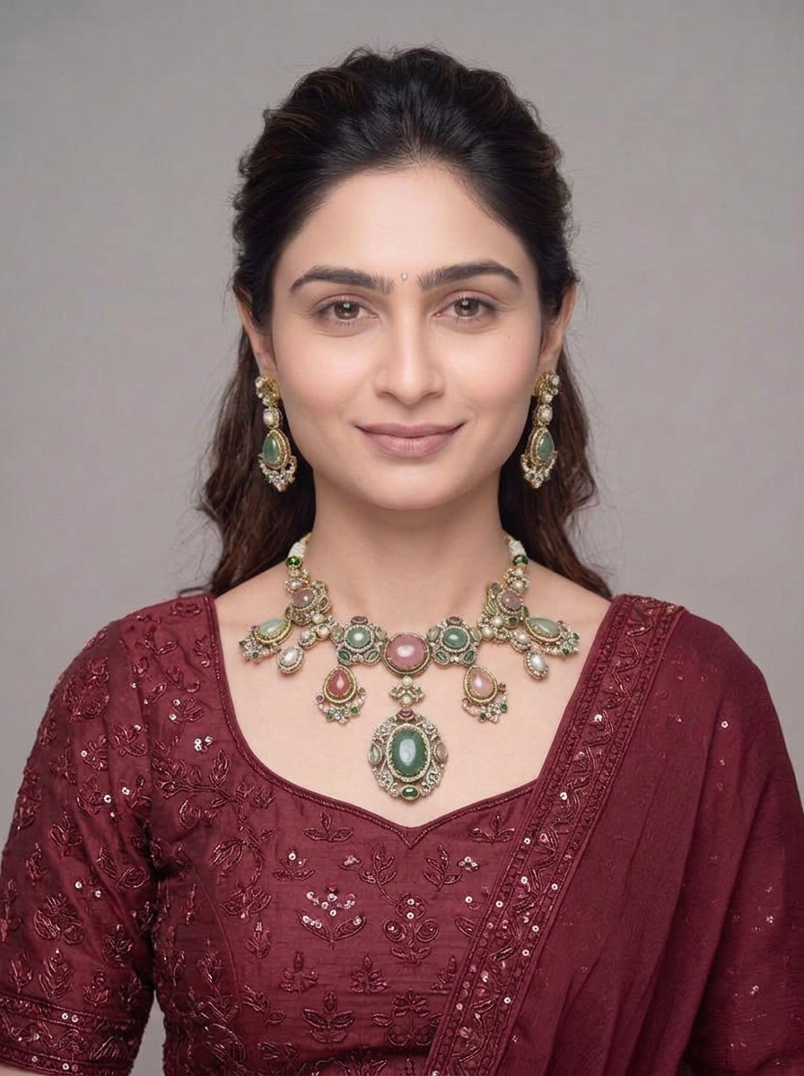 Gold Toned Bridal Set