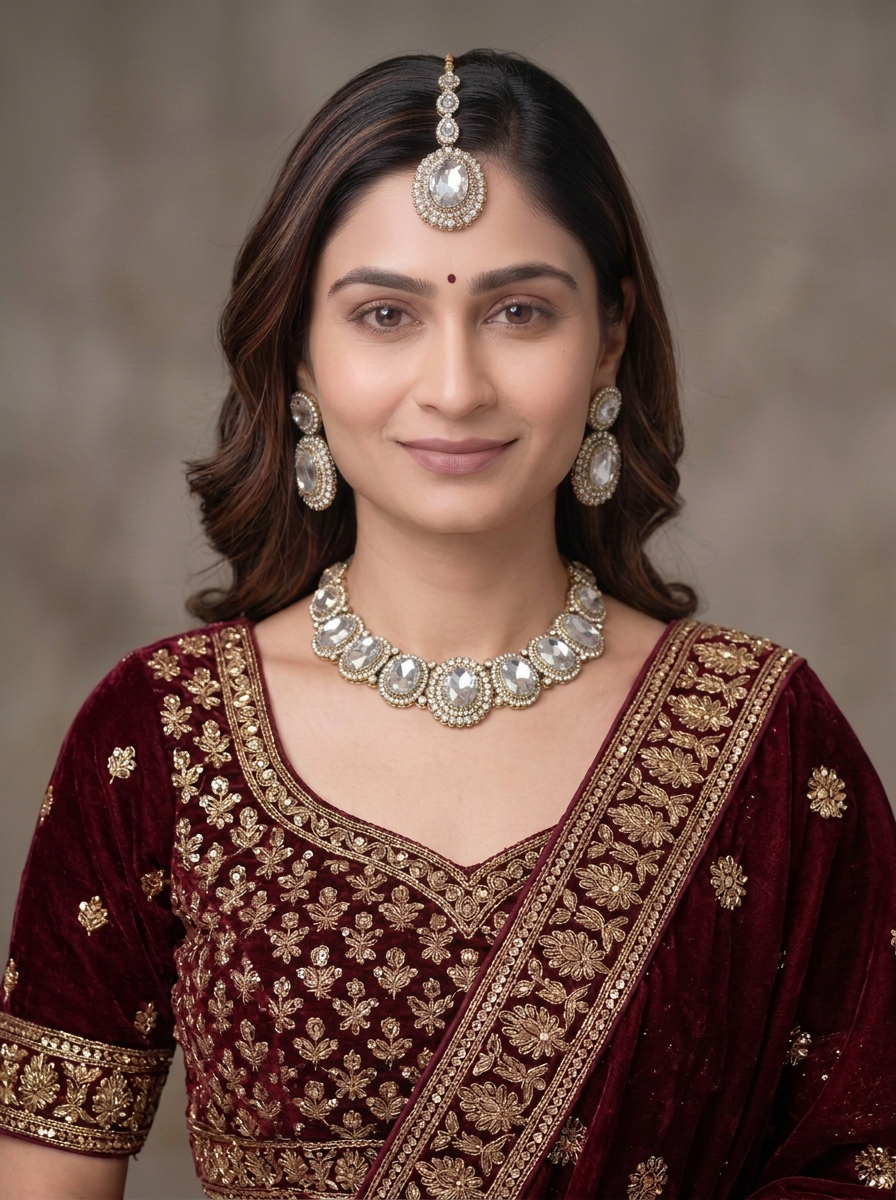 Gold Plated Choker Set