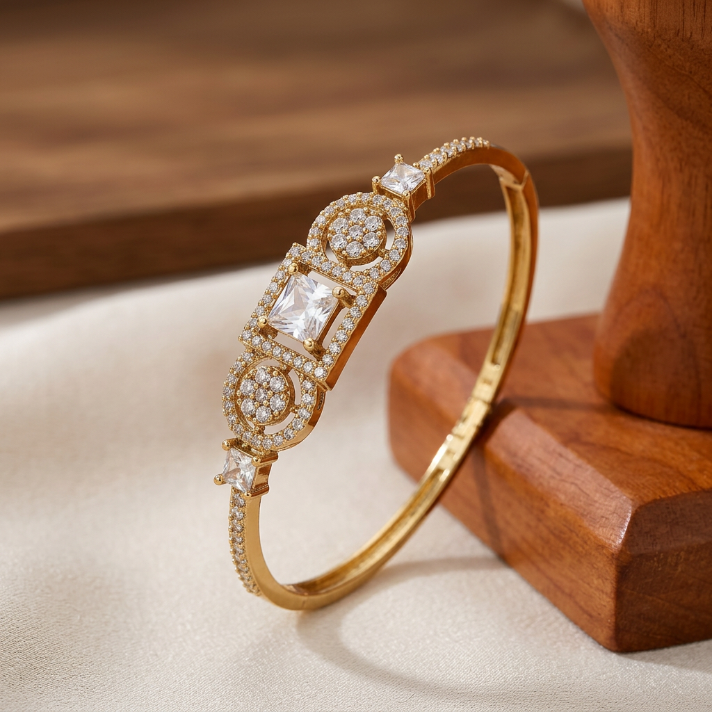 Gold Toned Bangle Bracelet