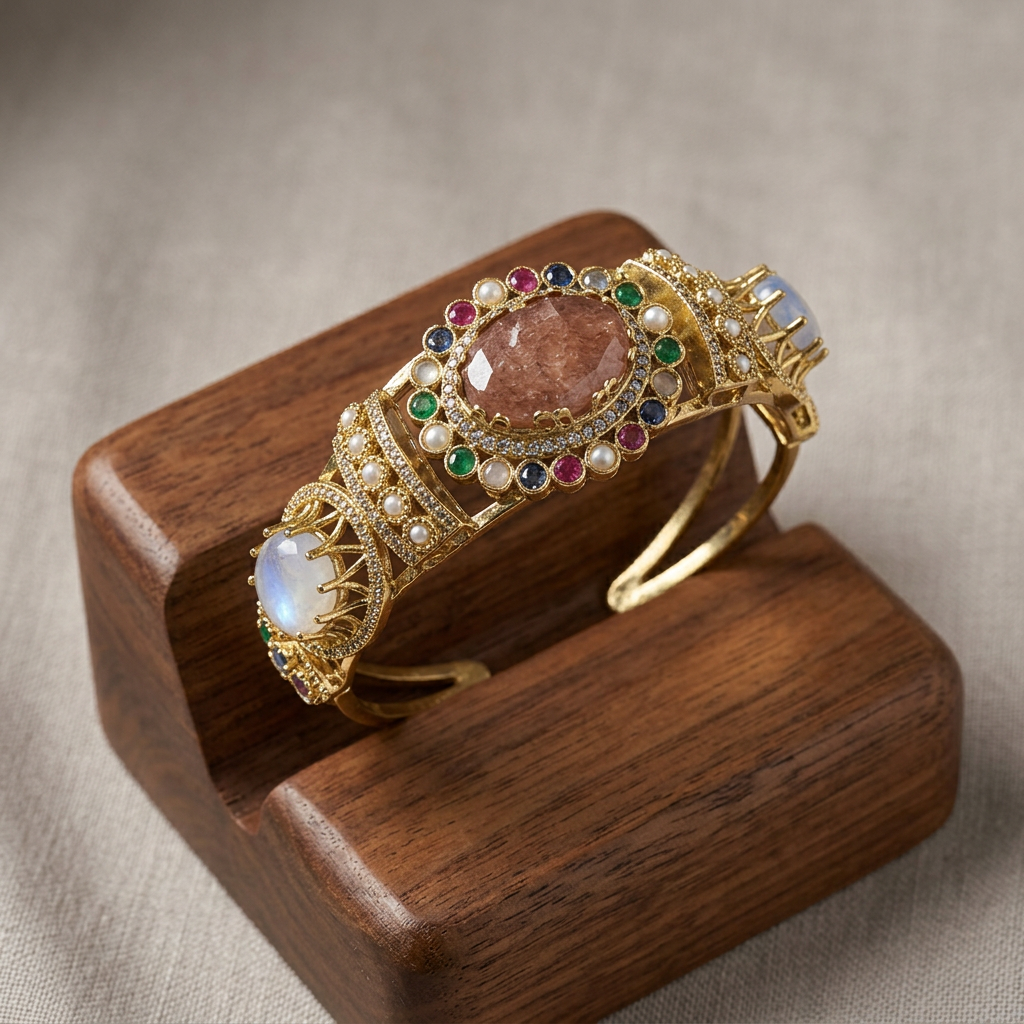 Gold Toned Cuff Bracelet