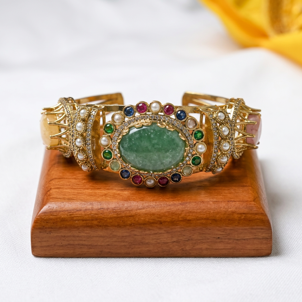 Gold Toned Cuff Bracelet