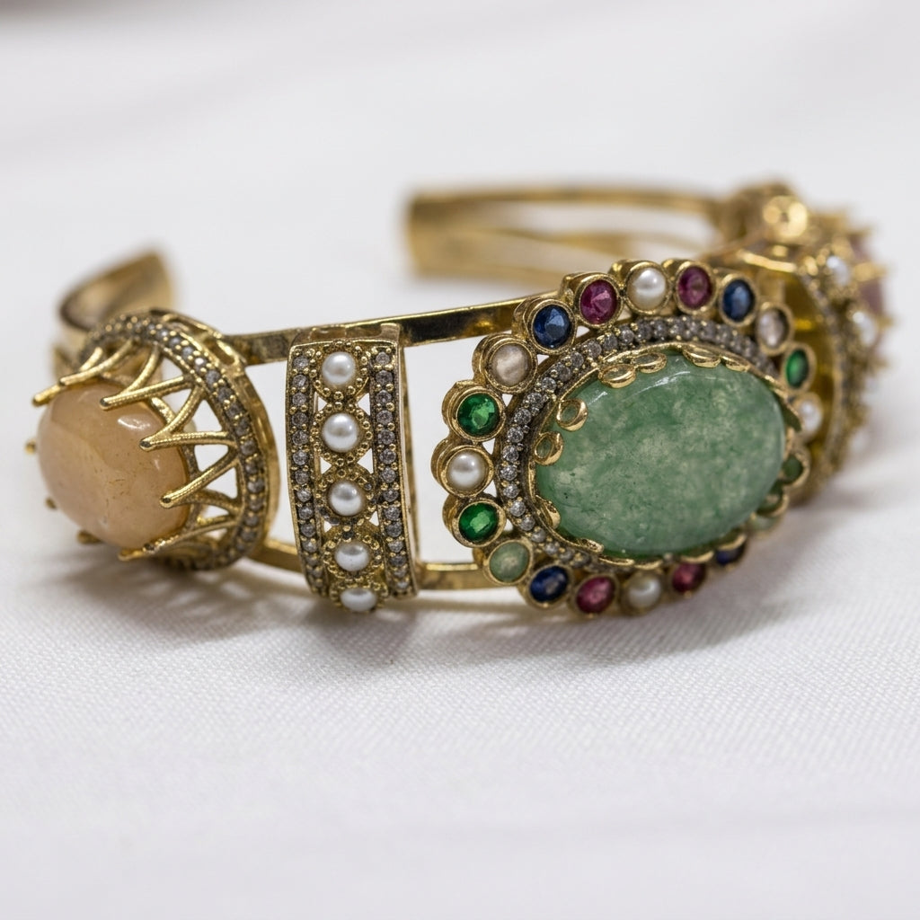 Gold Toned Cuff Bracelet