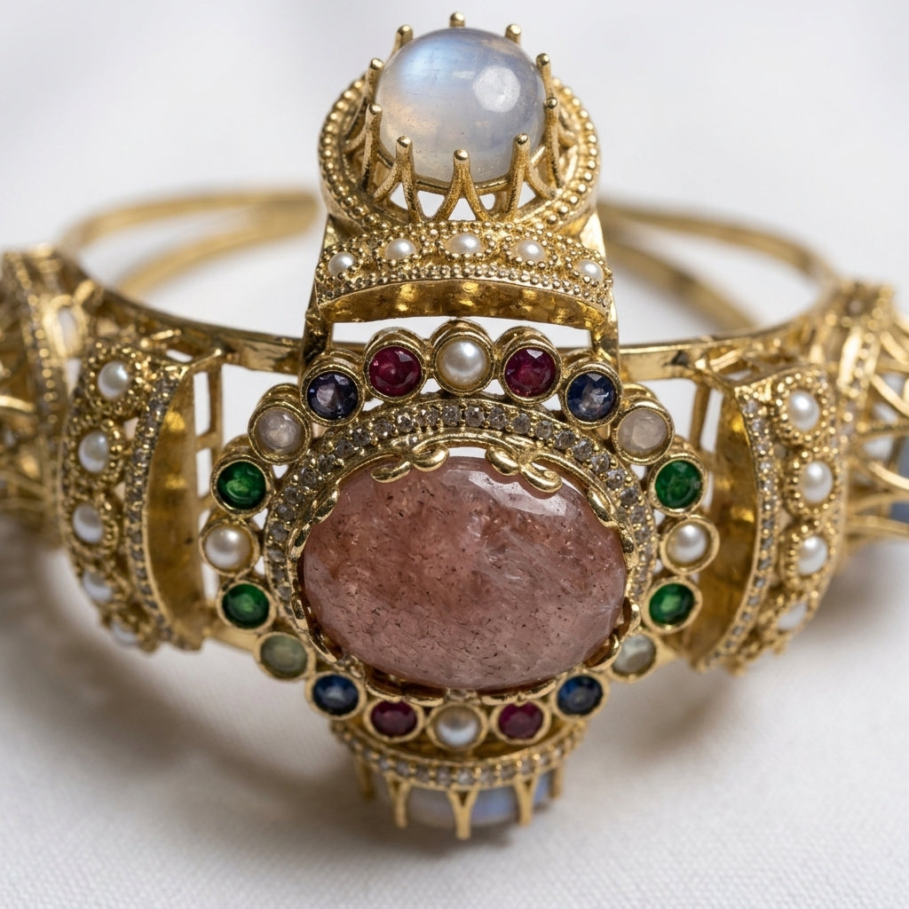 Gold Toned Cuff Bracelet