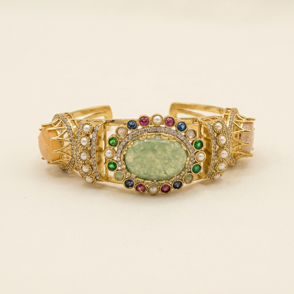 Gold Toned Cuff Bracelet