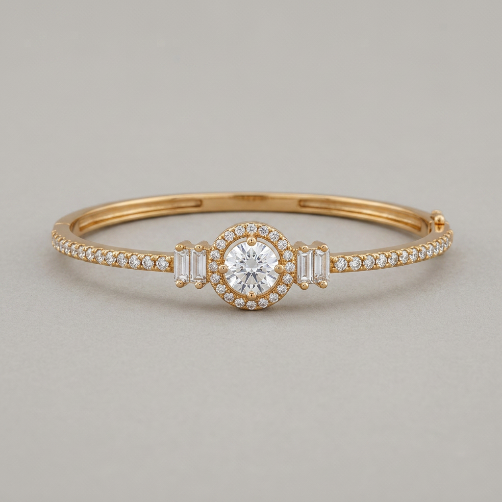 Gold Tone Bangle