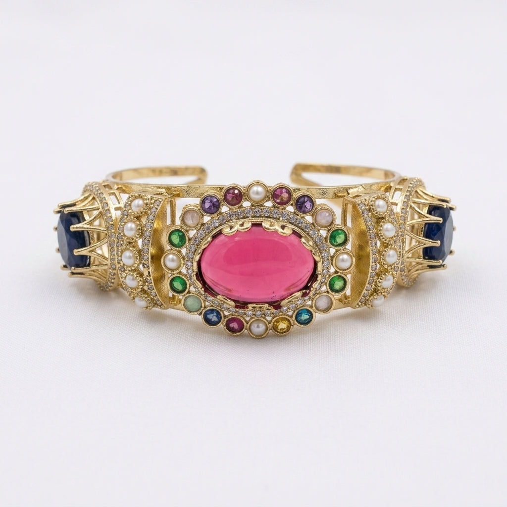 Gold Tone Cuff Bracelet