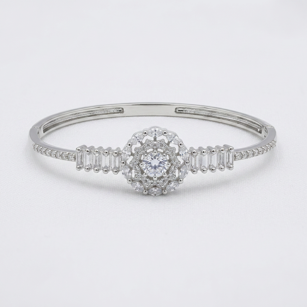 Silver-Tone Bangle