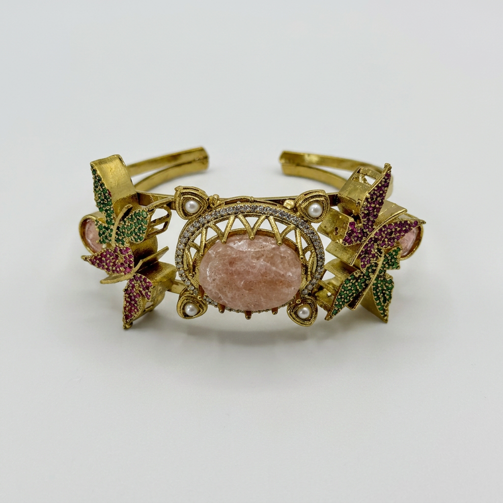 Gold Tone Cuff Bracelet